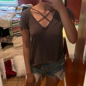 Urban Outfitters Criss-Cross front Tank